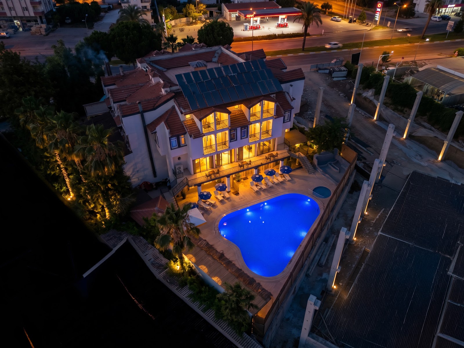 Kelebek’te gece — Kelebek Hamam & Spa, Side